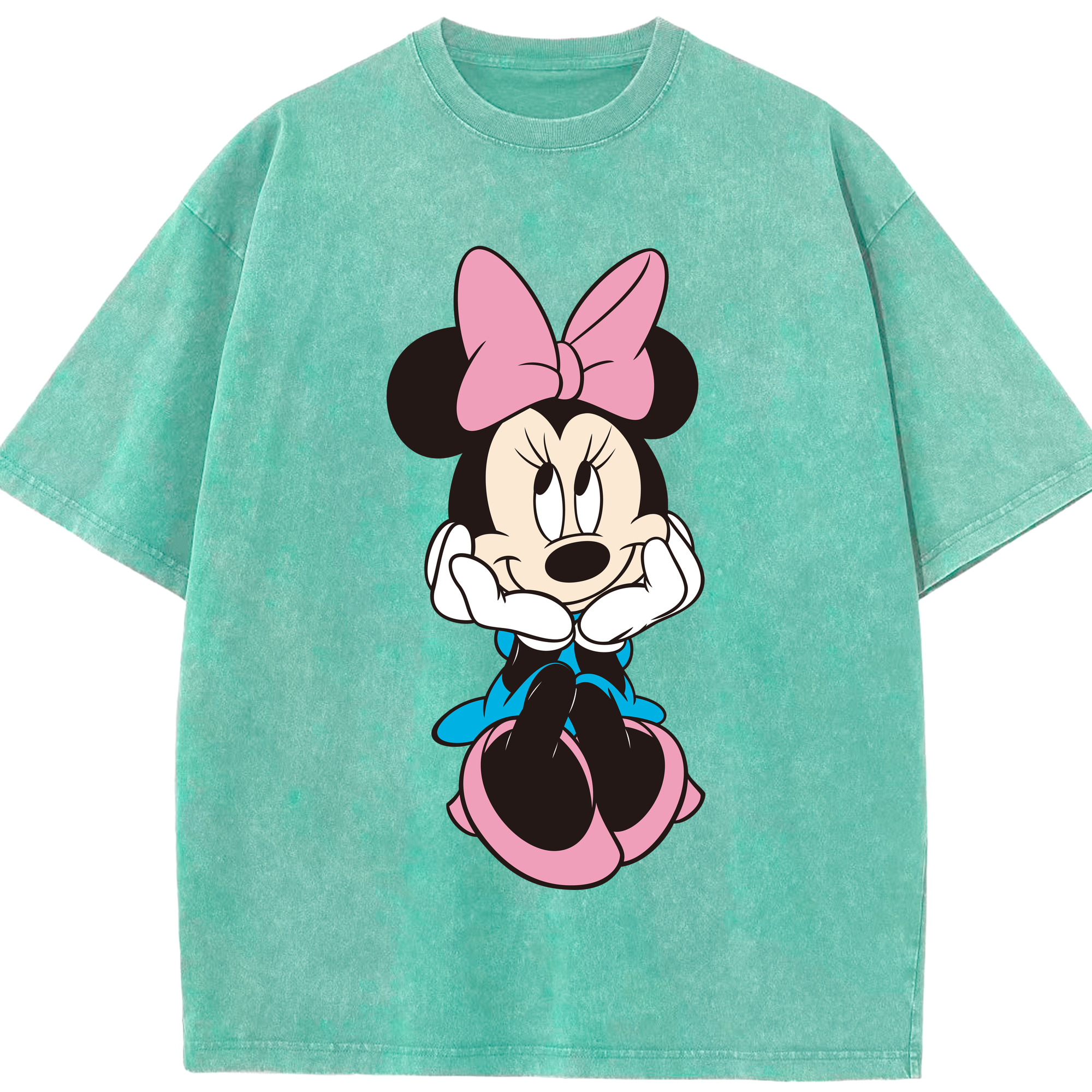 （画像用） ミッキーマウス Mickey Mouse 綿100% ヴィンテージ風 半袖Tシャツ（フロントプリント）